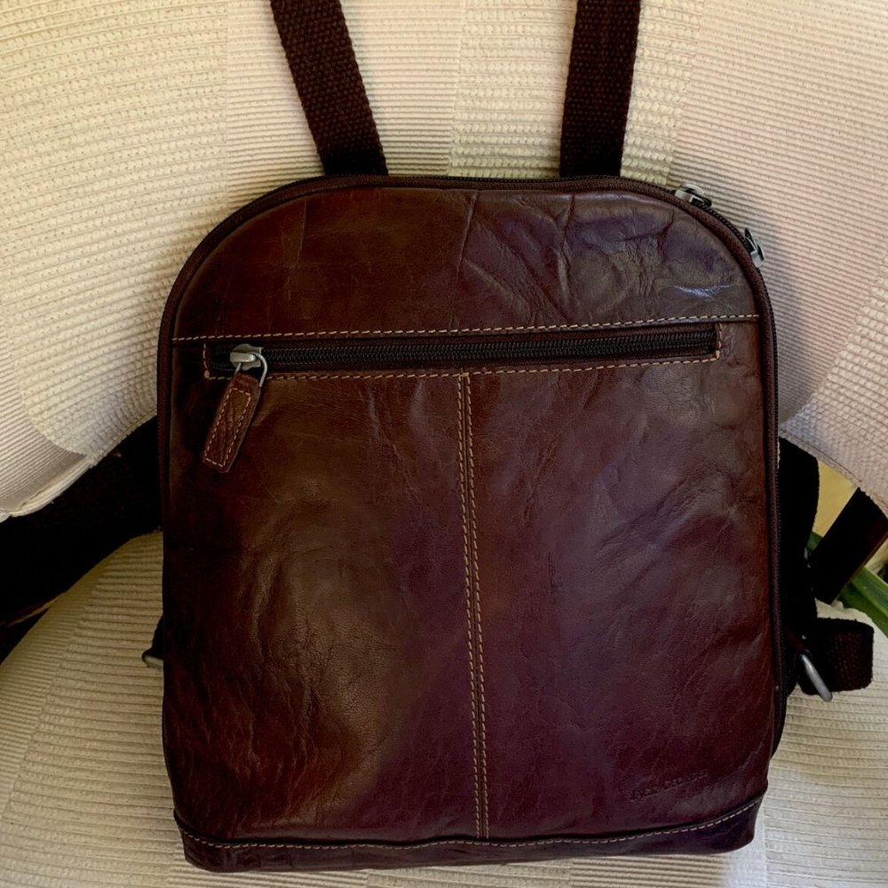 Jack Georges Voyager Flat Genuine Leather